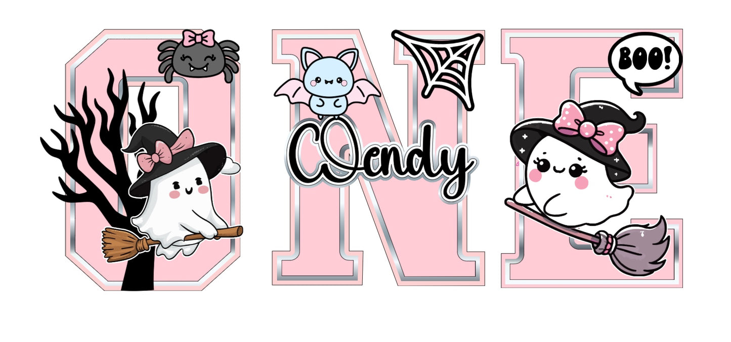 Ghosty Girl Birthday Decoration