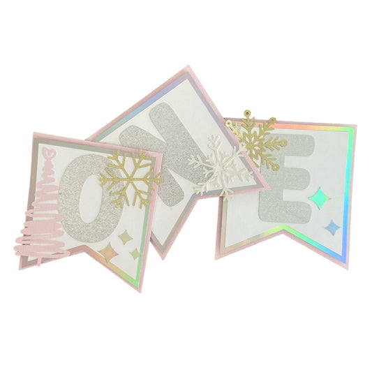 Onederland high chair banner