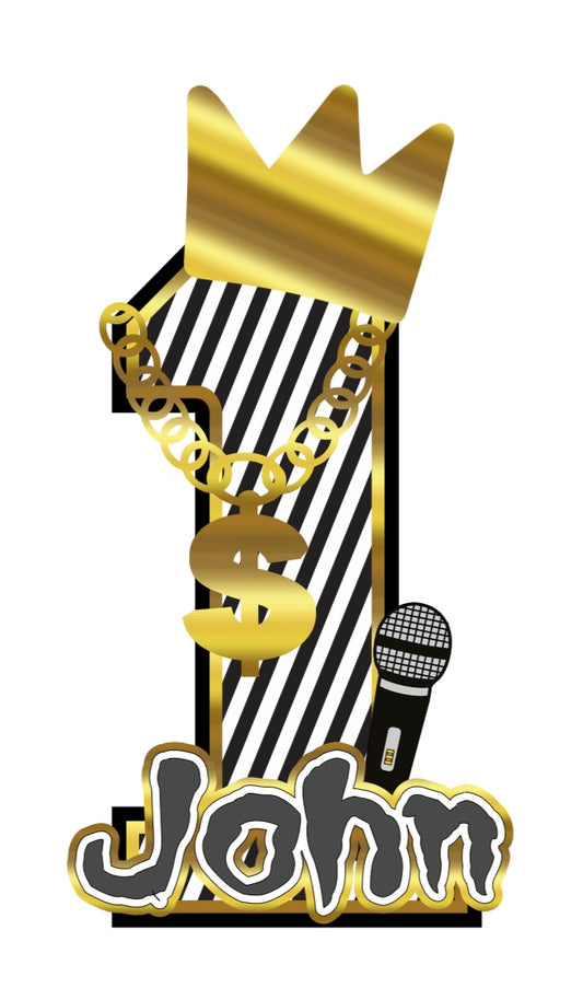 Big One - Notorious centerpiece 3d letter