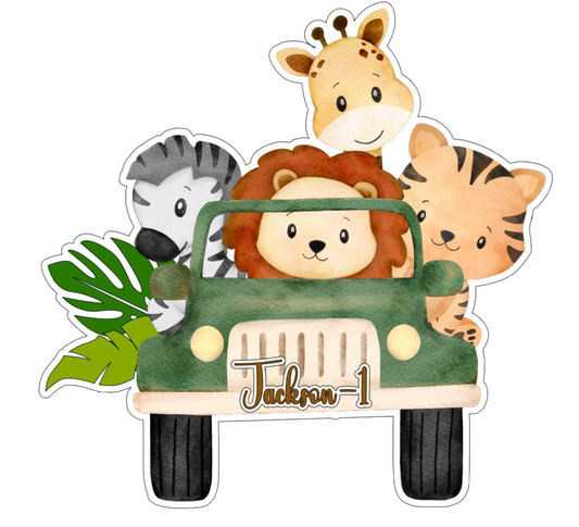 two and wild cupcake toppers