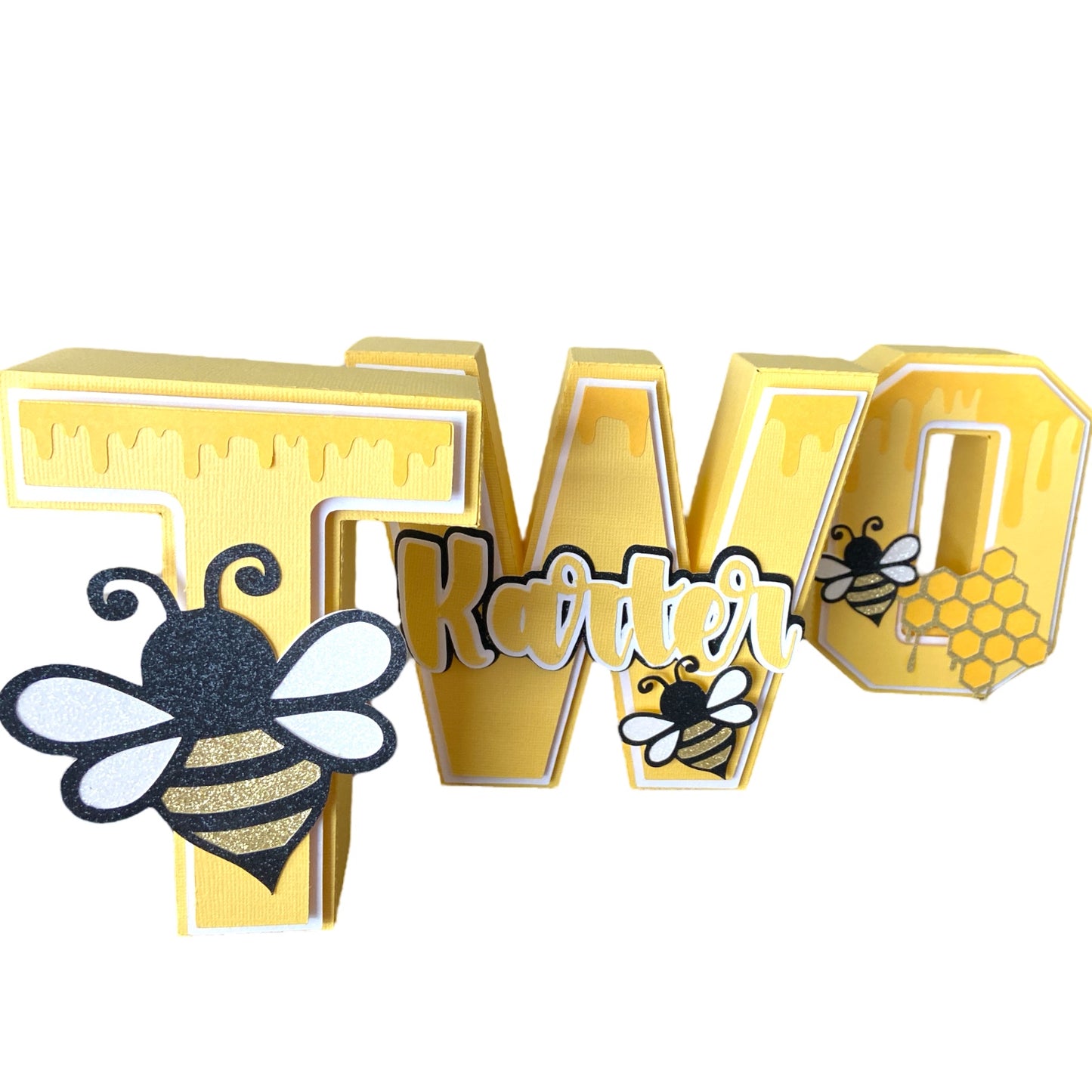 Bumble Bee 3D Letters