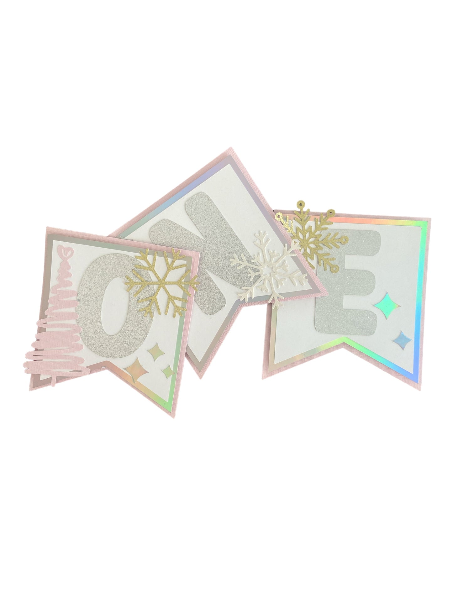 Winter Onederland High Chair banner