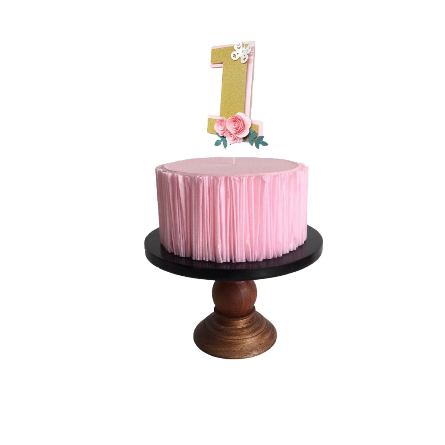 Floral Glitter Number