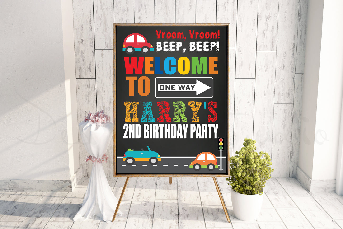 Transportation Birthday - Chalk