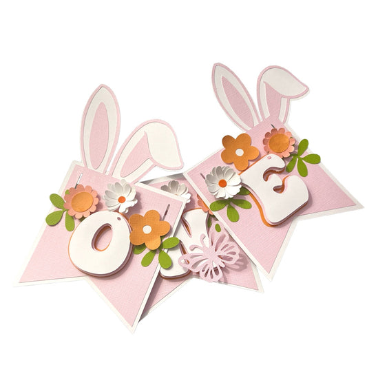 Groovy Easter High Chair banner