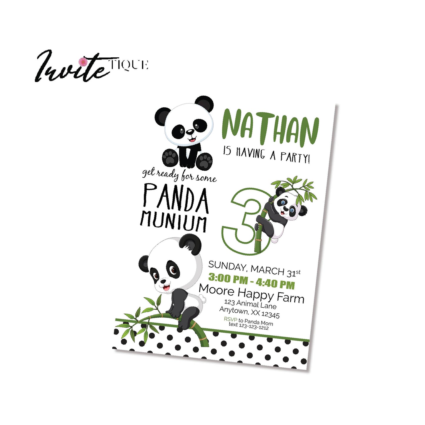 panda bamboo boy birthday, panda bear birthday