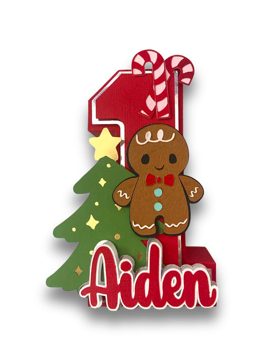 Oh fun gingerbread - 3D Letters