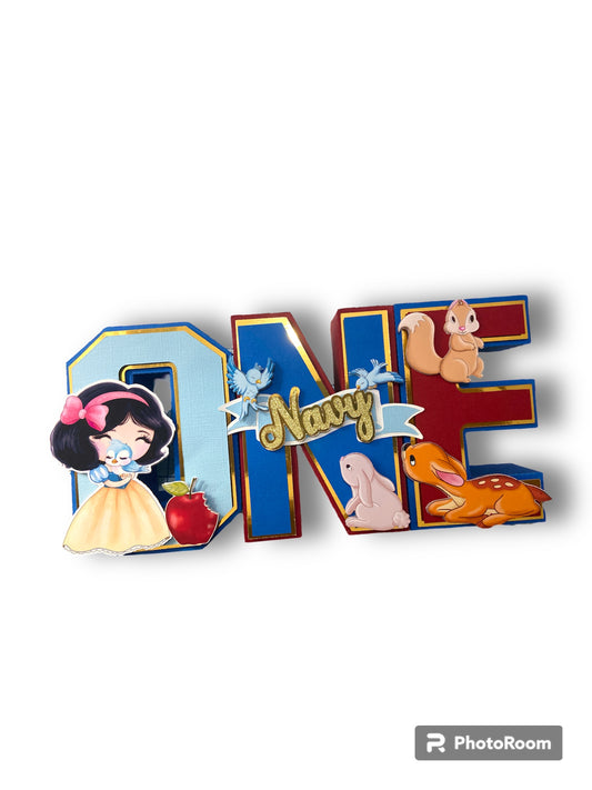 Fairest Maiden 3D Letters