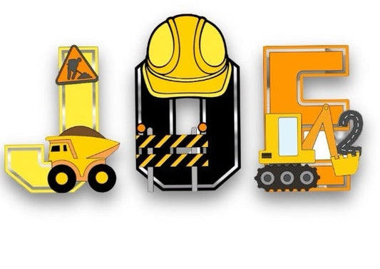 under construction 3d letters