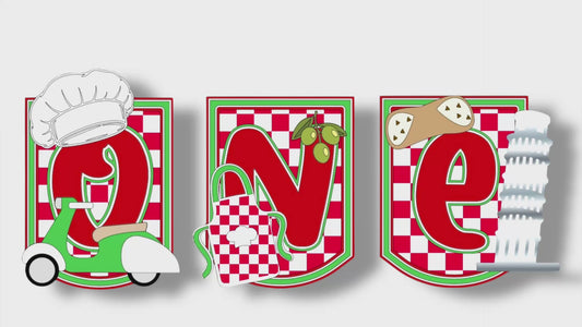 Italy Themed High Chair banner