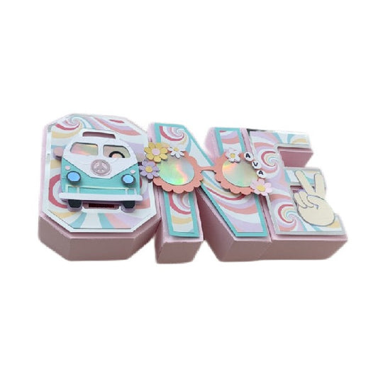 Retro 60's 70' s 3D Letter Photo shoot decor