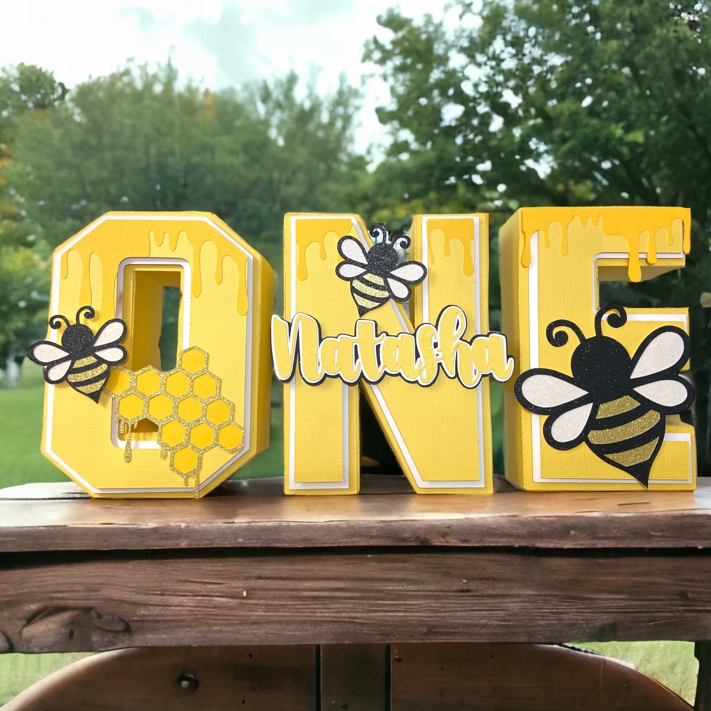 Bumble Bee 3D Letters