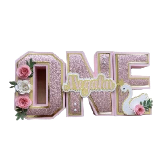 Swan Princess 3D Letters