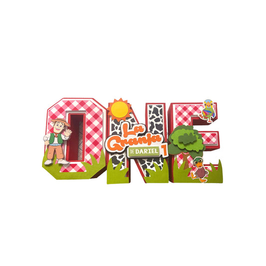 Granja 3D letters