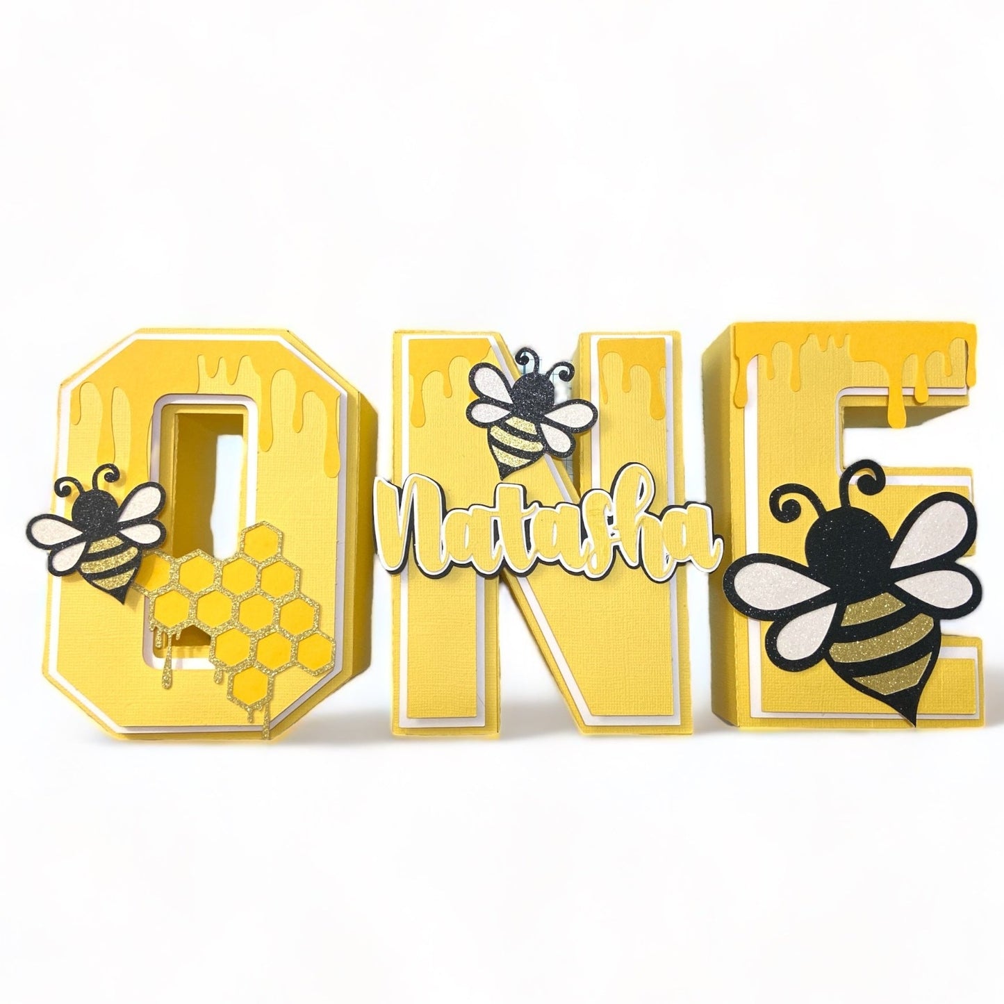 Bumble Bee 3D Letters